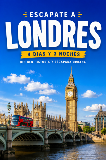 Londres: 4 días y 3 noches