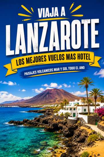 Los mejores vuelos más hotel para Lanzarote.